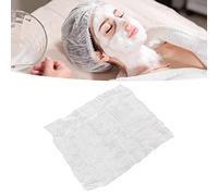 100 Pezzi Garza Monouso Maschera Facciale Fai Te Copertura Completa Maglia Traspirante Garza Uniforme per la Cura della Pelle per Spa Salone di Bellezza, Spa Garza per la Cura della Pelle, Maschera
