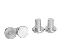 100 pezzi GB867 M4 rivetti in alluminio a testa piatta Set di rivetti solidi Soluzione di fissaggio durevole di alta qualità per progetti di lavorazione dei metalli Materiale in (Mch*h)