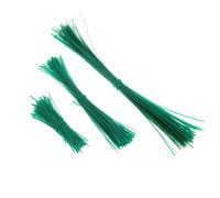 100 Pezzi Giardino Rivestito Twist Filo Corda Fascetta Pianta Supporto Plastica