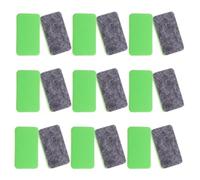 100 Pezzi Gomma Mini in Feltro Verde, Uso Delicato e Multiuso | Polvere di Gesso e Superfici Cancellabili, Adatta a Lezioni Private e Ufficio, Pratica