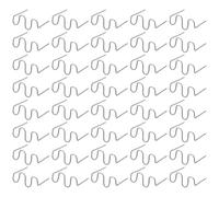 100 Pezzi Graffette Saldatore Plastica Argento 0,6mm Ondulate | Rinnova Plastiche Auto, Precisione di Posa e Forte Adesione, Officina Garage, per Pannelli e Componenti