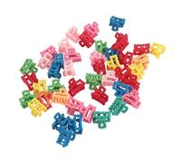 100 Pezzi Graziosi Piccoli Fermagli per Capelli con Artiglio Accessori per Capelli Colorati a Forma di Cappello per Coda di Cavallo Capelli Fini, Fermaglio per Capelli Piccolo