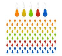 100 pezzi Infila-ago, aghi per filettatura, infila-capelli, infila-capelli, in plastica, per cucito a mano, per fai da te, semplice ricamo (multicolore)