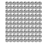 100 pezzi inserti filettati maschio femmina dado di riduzione strumento di riparazione in acciaio inossidabile fissaggio M6x1(1.5D)