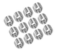 100 pezzi inserti filettati maschio femmina dado di riduzione strumento di riparazione in acciaio inossidabile fissaggio M6x1(2D)