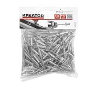 100 pezzi, krt618107 Rivetti a testa piatta Ø 4,8 x L 20 mm