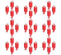 100 Pezzi Lampadina LED 12v per Pulsanti Arcade Base a Cuneo | Luce Fissa Indicatrice, Diametro 11mm, Rosso, per Sportelli Moneta e Pannelli di Controllo