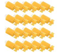 100 Pezzi Lampadina LED Gialla 12v per Pulsanti Arcade Base Wedge | Diametro 11mm, per Cabine e Sportelli Moneta, Installazione Semplice, Metallo e Plastica