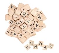 100 Pezzi Lettere di Legno, Giochi in Scatola, Lettere Dalla A alla Z,