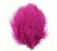 100 pezzi/lotto 10-15 cm piume di tacchino naturali per artigianato, creazione di gioielli, accessori, decorazioni per feste di nozze - rosso viola
