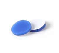 100 pezzi/lotto 20 mm * 3 mm tappo in alluminio con setti in PTFE bianco/silicone blu for flacone campione da 10 ml / 20 ml fiala for cromatografia a mascella(ONLY SEPTA)