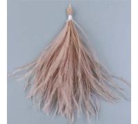100 pezzi/lotto di piume di struzzo con nappe per la creazione di gioielli, 10-18 cm, piume per decorazioni di abiti da sposa, artigianato fai da te, rosa velo 036-10-15 cm