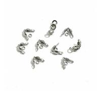 100 pezzi/lotto in acciaio inossidabile placcato oro connettore chiusura a cricchetto perline per bracciale collana catene fai da te creazione di gioielli forniture-3.2X6.3.0mm 100 pezzi_a