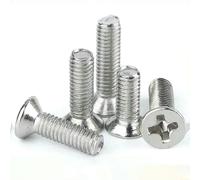 100 pezzi/lotto M1.2 M1.4 M1.6 M1.7 M2 M2.5 M3 M4 Vite nichelata per riparazione elettronica - M2.0 x 100 pezzi - 5 mm