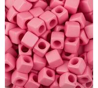 100 pezzi/lotto perline quadrate in acrilico alla moda con alfabeto, foro grande, perline distanziatrici sciolte, per gioielli fatti a mano, per realizzare braccialetti, 7 mm, 100 pezzi_l-4,5-7 mm