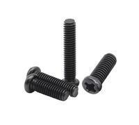 100 Pezzi M1.6-M3 PM-type Viti a macchina a testa cilindrica a croce in acciaio al carbonio, nichelate, pezzo con dimensioni non standard, M3x5mm(100 pezzi)