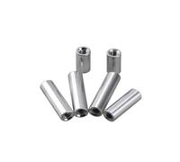 100 pezzi M2 M2.5 distanziatore in alluminio rotondo prolunga dado di accoppiamento lungo(10mm,M2.5)