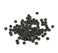 100 Pezzi M3 Dadi Esagonali, Confezione in Nylon Con Inserti Esagonali