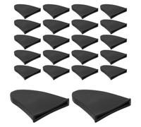 100 Pezzi Manicotto Coprilama in Plastica Nera Design Sicuro | Protezione Punta Antiscalfiture, Sicurezza Migliorata, Previene Infortuni, per Agricoltori e Collezionisti