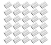 100 Pezzi Manicotto in Alluminio 4mm a Doppia Canna | Struttura Estrusa a Freddo, Finitura Anodizzata Argento, Montaggio Rapido senza Saldatura, Uso per Rigging