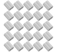 100 Pezzi Manicotto in Alluminio 4mm a Doppio Barile | Struttura a Freddo Superficie Anodizzata, Presa Antiscivolo, per Recinzioni e Installazioni su Ponte