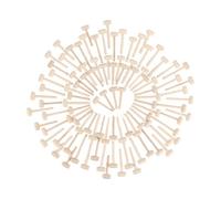 100 Pezzi Martelli di Legno Martelli, Mini Martello di Legno Martello di Granchio Portatile Strumento per Rompere il Legno Duro Comodo da Maneggiare per la Festa di