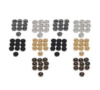 100 Pezzi Mini Bottoni Automatici da 5 Mm 5 Colori Mini Bambole a Scatto Leggere e Antiruggine per Uomini e Donne, Bottoni Automatici Invisibili in Plastica per Cucire Bottoni