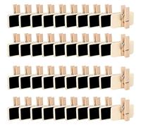 100 Pezzi Mini Lavagne in Legno, Lavagnette Promemoria, Mini Lavagna Legno Messaggio, Piccola Memo Board In Legno, Per Promemoria, Segni Numero Tavolo, Matrimonio, Bar, Etichetta Alimentare