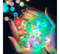 100 Pezzi Mini LED per Palloncini, Luci Colorate Lampeggianti Mini Lampada a LED Lanterne per Feste di Matrimonio, Halloween, Natale, Martedì Grasso, Decorazioni per Bar e Club