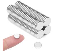 100 Pezzi Mini Magneti, 8 x 2mm Rotondi Potenti magneti, Calamita Rotondo Calamite Potenti, Multiuso Mini calamite, Piccole Magneti Extra Forti, per Lavagna Bianca, Frigorifero