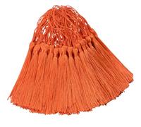 100 pezzi Mini Pendagli di Seta con Nappe Piccoli per il Fai da Te, Segnalibri, Ghirlande, Braccialetti, Orecchini, Catene, Borse, Carte, Portachiavi, Regalo, Decorazione Personalizzata, Gioielli