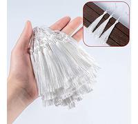 100 pezzi nappine mini di seta fatte a mano, segnalibri con nappe colorate, ciondoli con nappe dritte con cordino ad anello per creazione gioielli accessori fai da te artigianato borse segnalibri