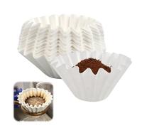 100 Pezzi Naturale Filtri Caffe Americano 45/155mm Carta Filtro per Caffè, Sacchetti Filtro Universale per Macchine da Caffè