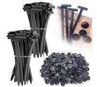 100 Pezzi Nylon Universal Cable Tie Buckle,Fascette Autobloccanti,Resistenti ai Raggi UV,Per Fissaggio Automatico,Resistente allatemperature,Multipurpose Plastic Cable Ties Tool for Car Daily Repair