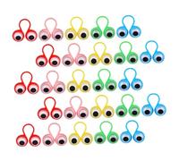 100 Pezzi Occhi per Dito Marionette da Dito Colorate Giocattoli Educativi per Feste e Giochi Ruolo