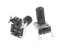 100 pezzi orizzontale 20 mm 10 k Ohm RV09 verticale albero orizzontale 0932 resistore regolabile 9 tipo potenziometro a 3 pin Controls Switches