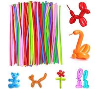 100 Pezzi Palloncini Modellabili, Magici Palloncini, Assorted Colors Lungo DIY Lattice