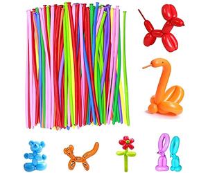 100 Pezzi Palloncini Modellabili, Magici Palloncini, Assorted Colors Lungo DIY Lattice