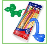100 pezzi Palloncini Modellabili per Sculture con Animazione Feste Giochi Magia
