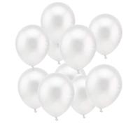 100 Pezzi Palloncini Perla Bianca, 12 Pollici Lattice Bianchi, Palloncini Bianchi Elio per Compleanni, Baby Shower, Matrimonio, Comunione e Tema Decorazioni