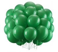 100 Pezzi Palloncini Verdi,12 Pollici Palloncini Elio,Palloncino in Lattice Verde per Compleanno Festa di Compleanno Baby Shower Capodanno Decorazioni Tema Giungla