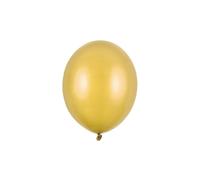 100 PEZZI Palloncino Palloncini Lattice 27 cm ORO metallic 135V