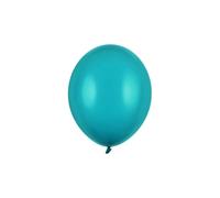 100 PEZZI Palloncino Palloncini lattice da 27 cm BLU LAGUNA Pastello 0F0X