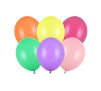 100 PEZZI PALLONCINO PALLONCINI MIX PASTELLO da 30 cm LATTICE 0F3Y