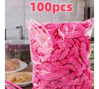 100 pezzi Pellicola per alimenti, Copertura per soffione doccia, Sacchetti restringenti multifunzione, Pellicola per alimenti da cucina spessa, Copertura per conservazione alimenti in frigorifero, Cop