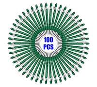 100 Pezzi Penne Personalizzate con Scritta Nome Inciso Penne a Sfera Personalizzabili con Stilo Regalo per Matrimonio Compleanno Natale La Laurea Ufficio Commerciale, Verde