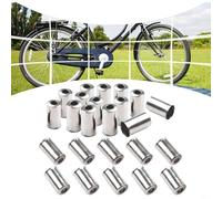 100 pezzi per bici da strada Freno Shifter Cavo Terminale ABS Costruzione Supporta 4 mm e 5 mm Diametro del cavo per un uso affidabile (100 pezzi 5 mm)