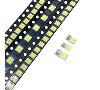 100 pezzi per retroilluminazione a LED 2835 3030 3535 3V 6V 1W 3W kit electronique LED per riparazione TV, bianco freddo