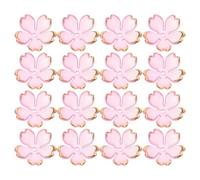 100 Pezzi Perline Fiore in Acrilico per Gioielli Fai, Eleganti | Forma Floreale Leggera e Robusta, Facili da Lavorare, per Accessori Chioma e Idee Regalo Creative