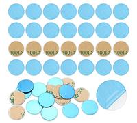 100 Pezzi Piastre Metalliche per Figure di Tonie, Piastre in Metallo Autoadesiva, Piastra Metallo per Supporto Magnetico da Auto con Adesivo, Placche Metalliche Adesive in Acciaio Inossidabile